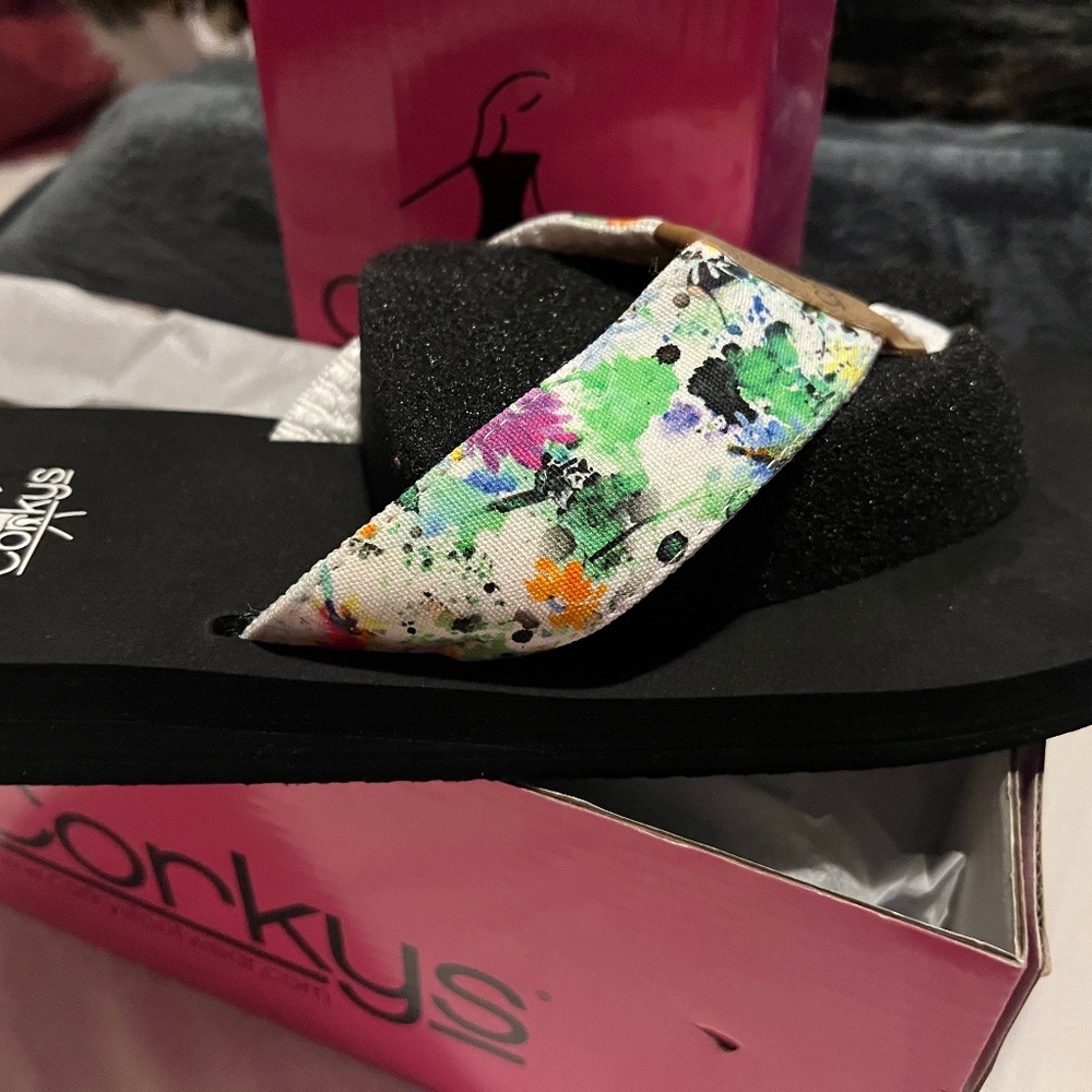 Corky floral splatters